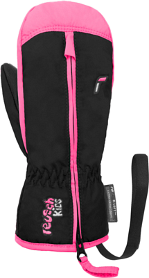 Варежки REUSCH Ben Black/ Knockout Pink