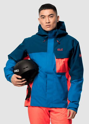 Куртка горнолыжная Jack Wolfskin Sun Peaks Jacket M Blue Pacific