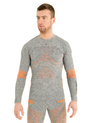 Футболка с длинным рукавом X-Bionic Energy Accumulator 4.0 Melange Shirt Round Neck Lg Sl Men