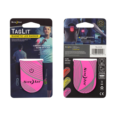 Светящийся маркер Nite Ize TagLit Magnetic LED Marker Розовый