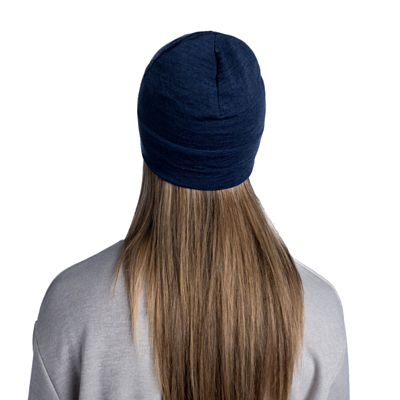 Шапка Buff Merino Heavyweight Hat Solid Denim