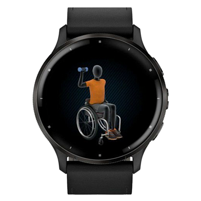 Часы Garmin Venu 3 45мм Черный