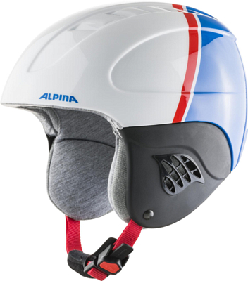 Шлем детский ALPINA Carat White-Red-Blue