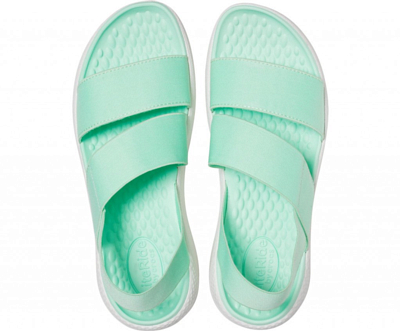 Сандалии Crocs LiteRide Stretch Sandal W Neo Mint/Almost White