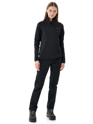 Толстовка VIKING Jukon Half Zip Lady Black