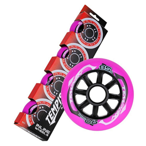 Комплект колёс для роликов Tempish Radical Color 84x24 84A 4шт Purple