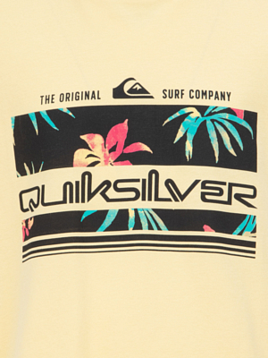 Футболка детская Quiksilver Tropicalrainyth Mellow Yellow