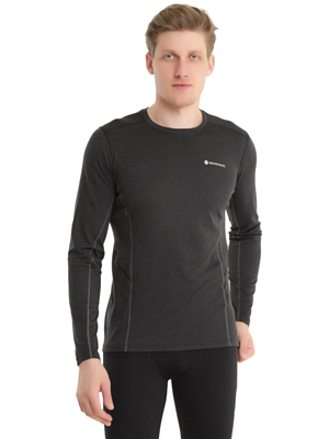 Футболка с длинным рукавом для активного отдыха Montane Dart Long Sleeve T-Shirt Black