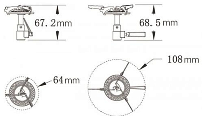 Горелка газовая FireMaple Fms-116