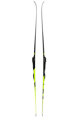 Беговые лыжи с креплениями FISCHER Twin Skin Sport EF Yellow Mounted