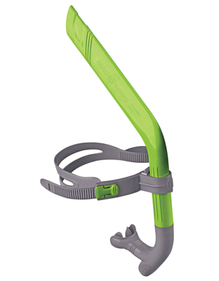 Трубка для плавания MAD WAVE Pro Snorkel Junior Green