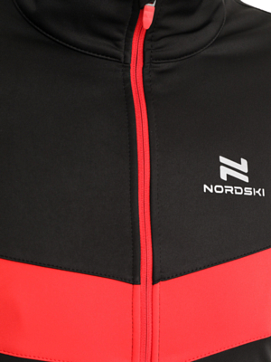 Куртка беговая Nordski BASE Black/Red