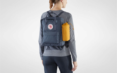 Рюкзак FjallRaven Kanken Bottle Pocket Black