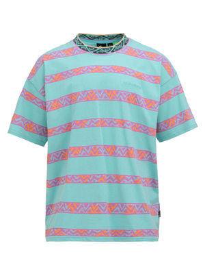 Футболка Quiksilver Tubsstee Kttp Marine Blue Heritage Stripe 64