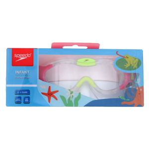 Полумаска для плавания Speedo Biofuse Sea Squad Mask Green/Pink