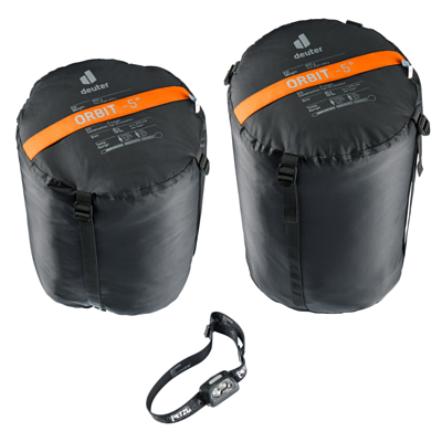 Спальник Deuter Orbit -5° SL Right Chestnut-Sage