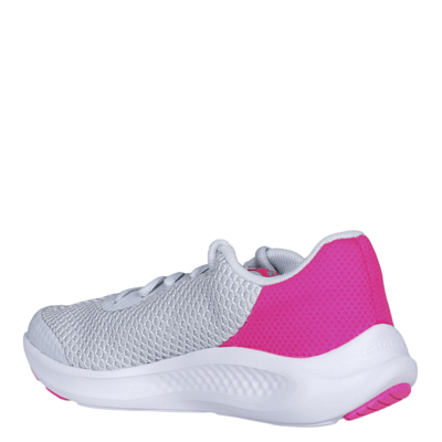 Кроссовки детские Under Armour Ggs Charged Pursuit 3 Halo Gray/Electro /Metallic Silver