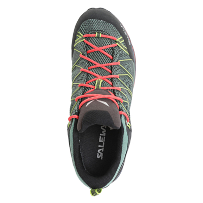 Треккинговые ботинки Salewa Ws Mtn Trainer Lite Gtx Feld Green/Fluo Coral