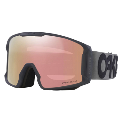 Маска горнолыжная OTG Oakley Line Miner Matte B1B Forged Iron/Prizm Rose Gold Iridium