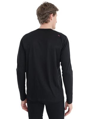 Футболка с длинным рукавом Saucony Stopwatch Long Sleeve Black