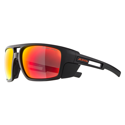 Очки солнцезащитные ALPINA Skywalsh Black Matt/Red Mirror Cat.4 Fogstop