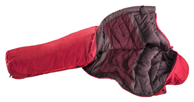 Спальник Deuter Orbit -5° SL правый Cranberry/Aubergine