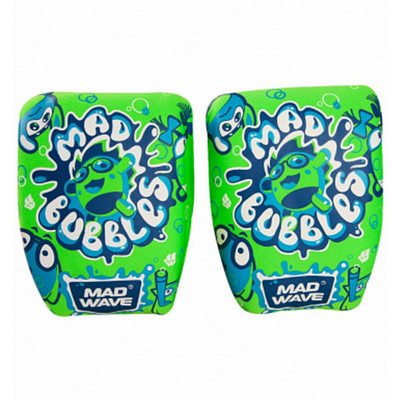 Нарукавники для плавания MAD WAVE Foam 2-6 years Green