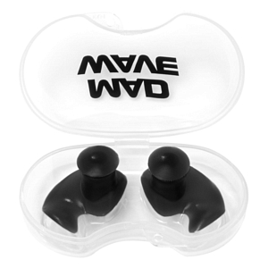 Беруши для плавания MAD WAVE Ergo Ear Plug Black