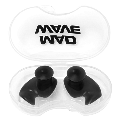 Беруши для плавания MAD WAVE Ergo Ear Plug Black