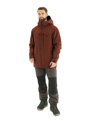 Куртка сноубордическая Jones Mountain Surf Parka Vulcan Red