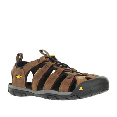 Сандалии Keen Clearwater Cnx Leather M Dark Earth/Blac