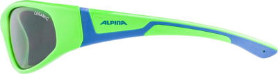 Очки солнцезащитные ALPINA Flexxy Jr Neon-Green-Blue Gloss/Black Cat.3