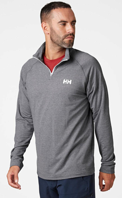 Толстовка туристическая HELLY HANSEN 2020 Verglas 1/2 zip Dark grey