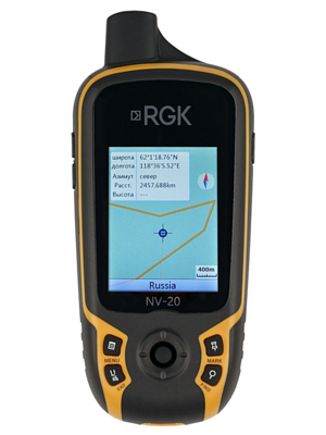 GPS навигатор RGK NV-20 Желтый / Желтый