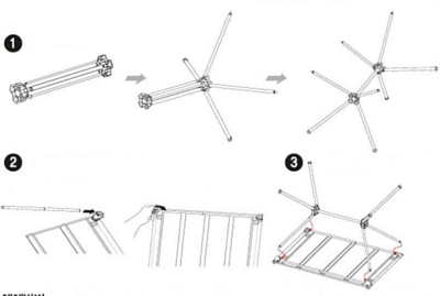 Стол Kovea Wide Roll Table M