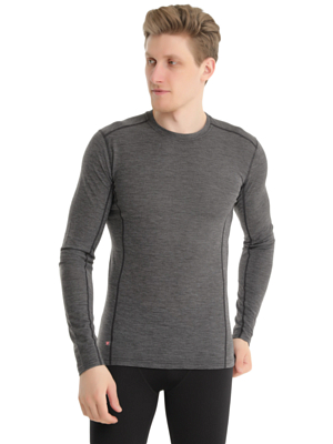 Футболка с длинным рукавом для активного отдыха Montane Primino 140 Long Sleeve T-Shirt Black