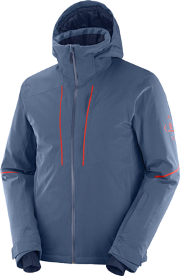 Куртка горнолыжная SALOMON 2020-21 Edge m Dark denim/Goji Berry