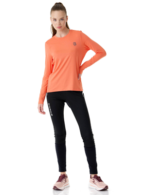 Футболка с длинным рукавом Bjorn Daehlie Long Sleeve Flash Wmn Persimmon