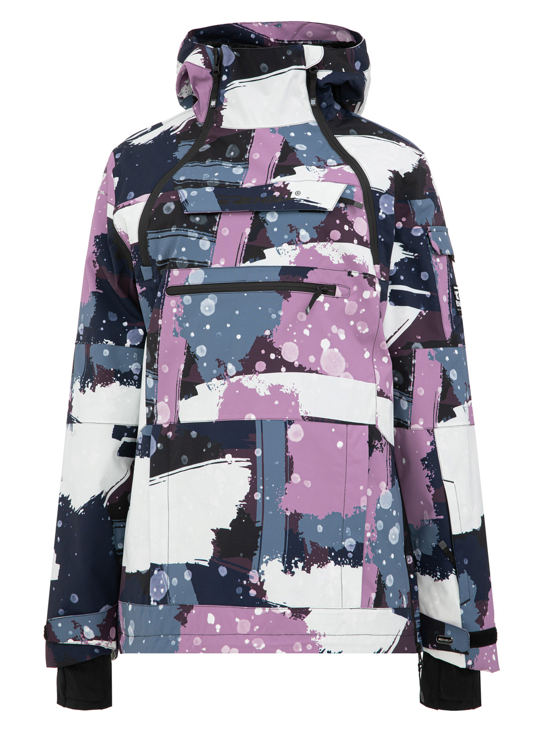 Куртка-анорак сноубордическая Rehall Vie-R Camo Abstract Lavender