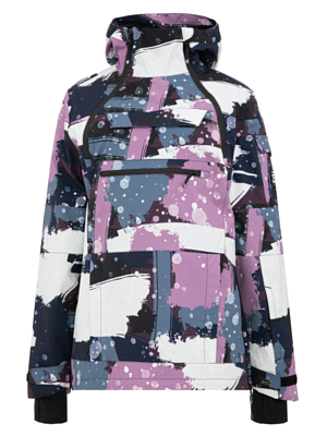 Куртка-анорак сноубордическая Rehall Vie-R Camo Abstract Lavender