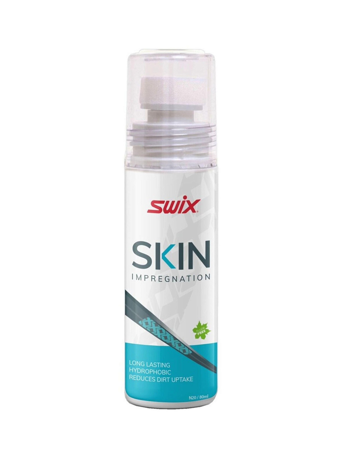 Мазь скольжения для лыж skin и zero SWIX антиобледенитель для камуса Skin Impregnation, 80ml