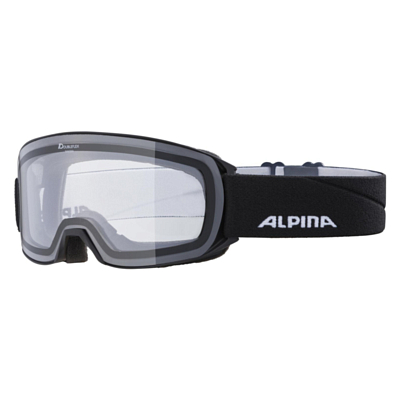 Маска для MTB ALPINA Nakiska Black Matt/Clear S0