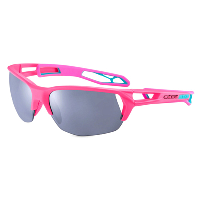 Очки солнцезащитные CEBE Strack Ultimate M Blue/Black/Pink-Zone Grey/Silver