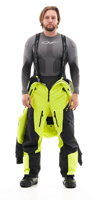 Комбинезон сноубордический Dragonfly SuperLight 3L Yellow/Black