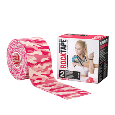 Кинезиотейп Rocktape Design 5см х 5м PINK