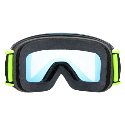 Маска горнолыжная OTG Salice 104DARWF Black-Lime/Darw Clear S1