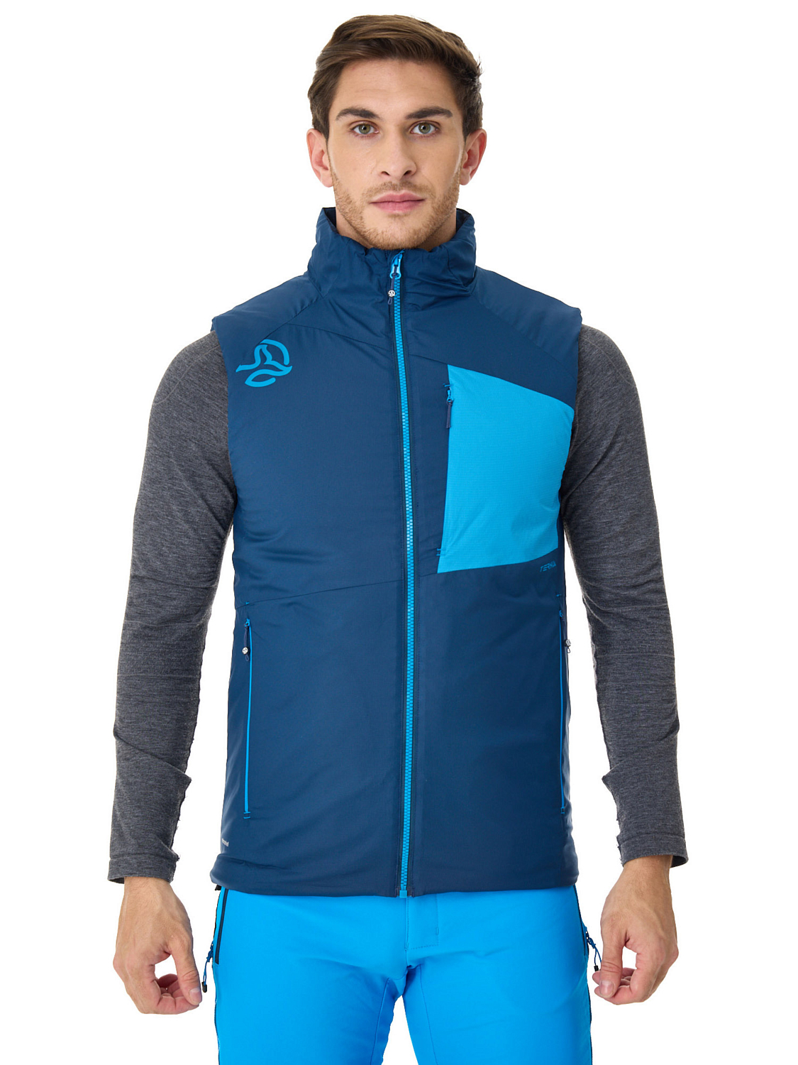 Жилет Ternua Kuantum Vest M Dark Teal/ Nautical Blue