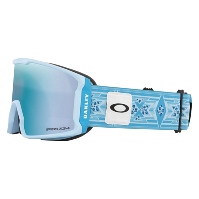 Маска горнолыжная OTG Oakley Line Miner L Jamie Sig Blue Print/Prizm Snow Sapphire