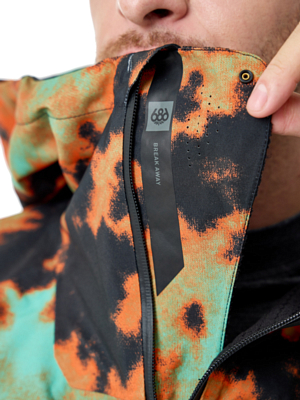 Куртка сноубордическая 686 Gateway Orange Nebula