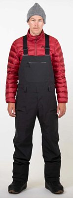 Полукомбинезон сноубордический Jones Mountain Surf Bib Stealth Black